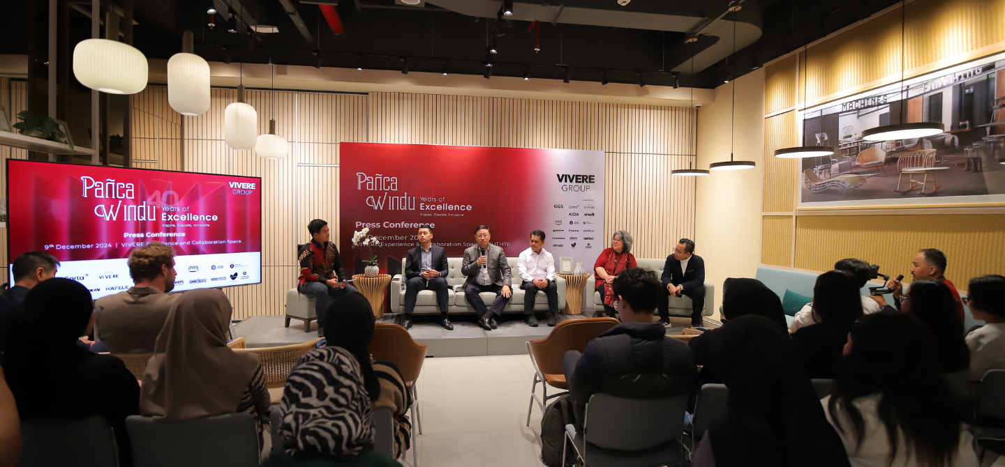 Carving a Legacy, Looking to the Future VIVERE Group Celebrates 40 Years of Innovation, Collaboration, and Sustainability Commitment in Indonesia's Interior and Furnishing Industry Banner